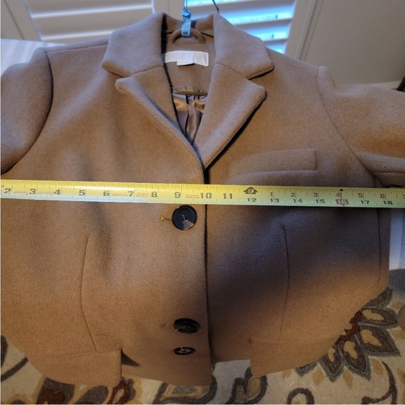 Camel Tan Double Breasted Pea Coat - Picture 5 of 5